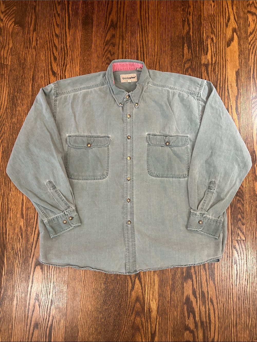Vintage 90s Faded Canvas Shirt